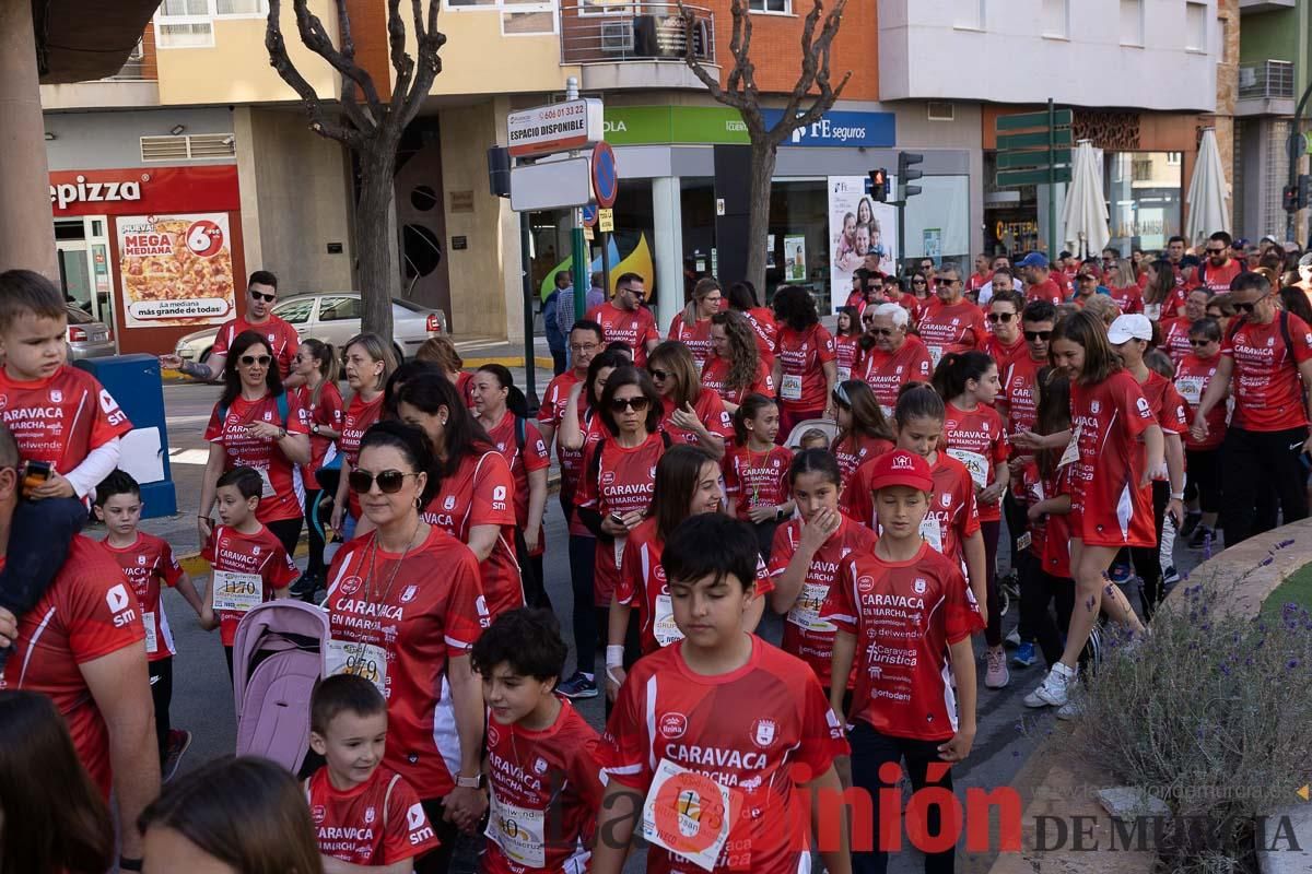 Marcha de la ONG Delwende en Caravaca