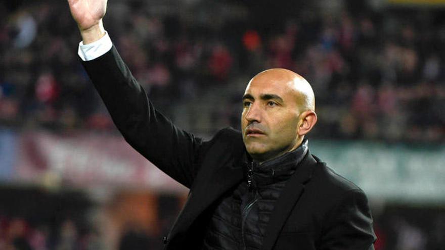 Abelardo, durante un partido de la Liga. // EFE