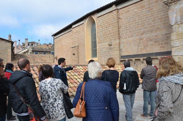 Visita a la teulada de la Catedral de Solsona