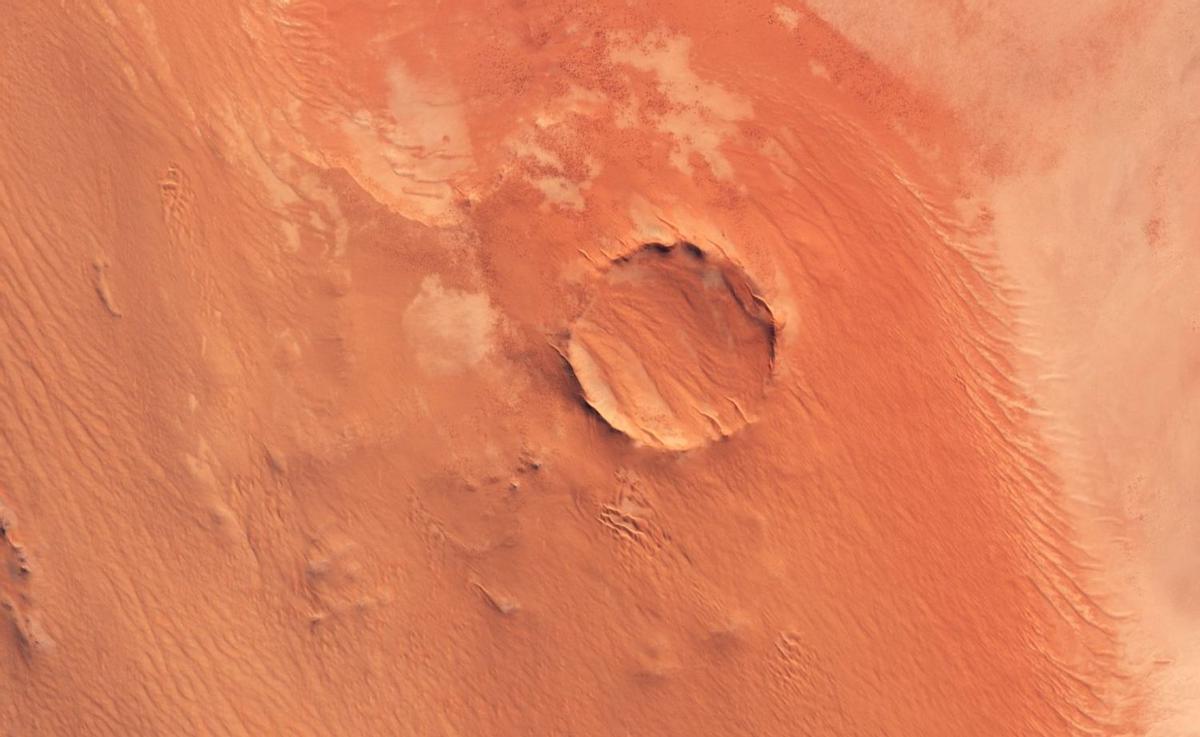 Cráter, asteroide, ESA