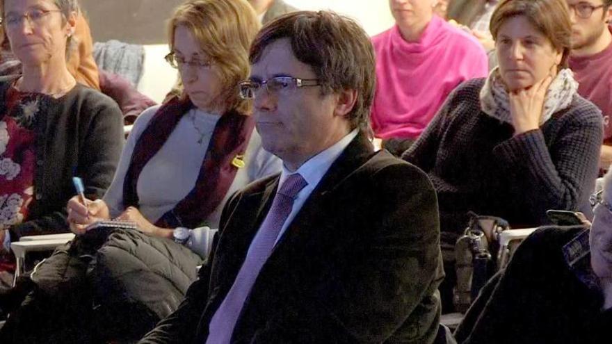 Carles Puigdemont este lunes en Bruselas.