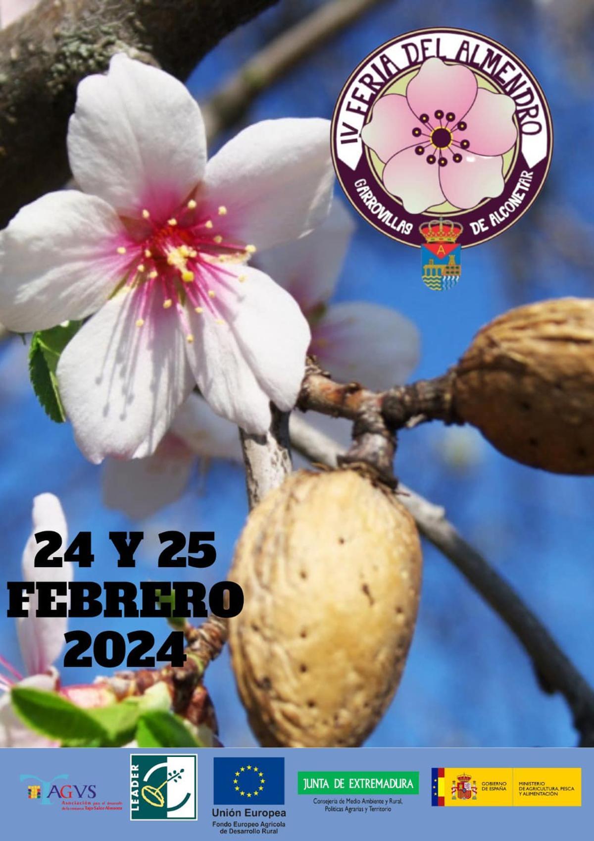 Cartel sobre la IV Feria del Almendro