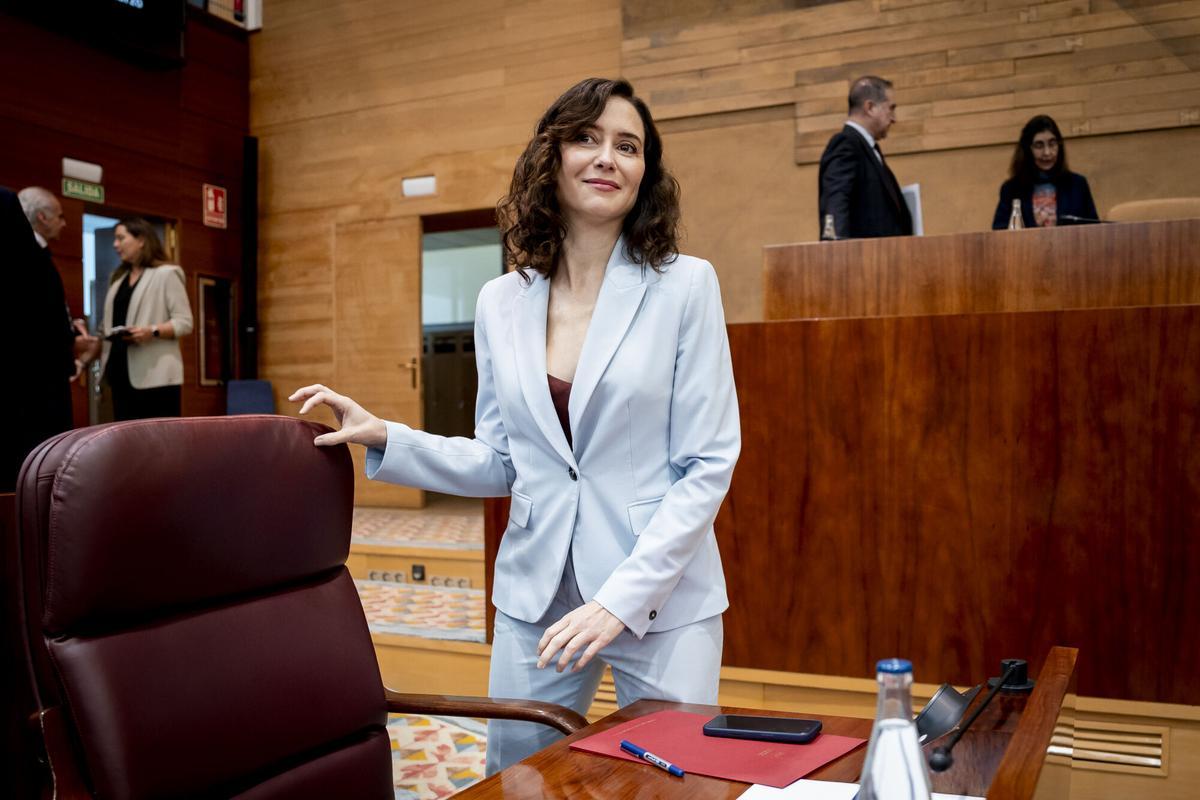 La presidenta de la Comunidad de Madrid, Isabel Díaz Ayuso.