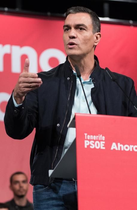 Mitin de Pedro Sánchez en Tenerife