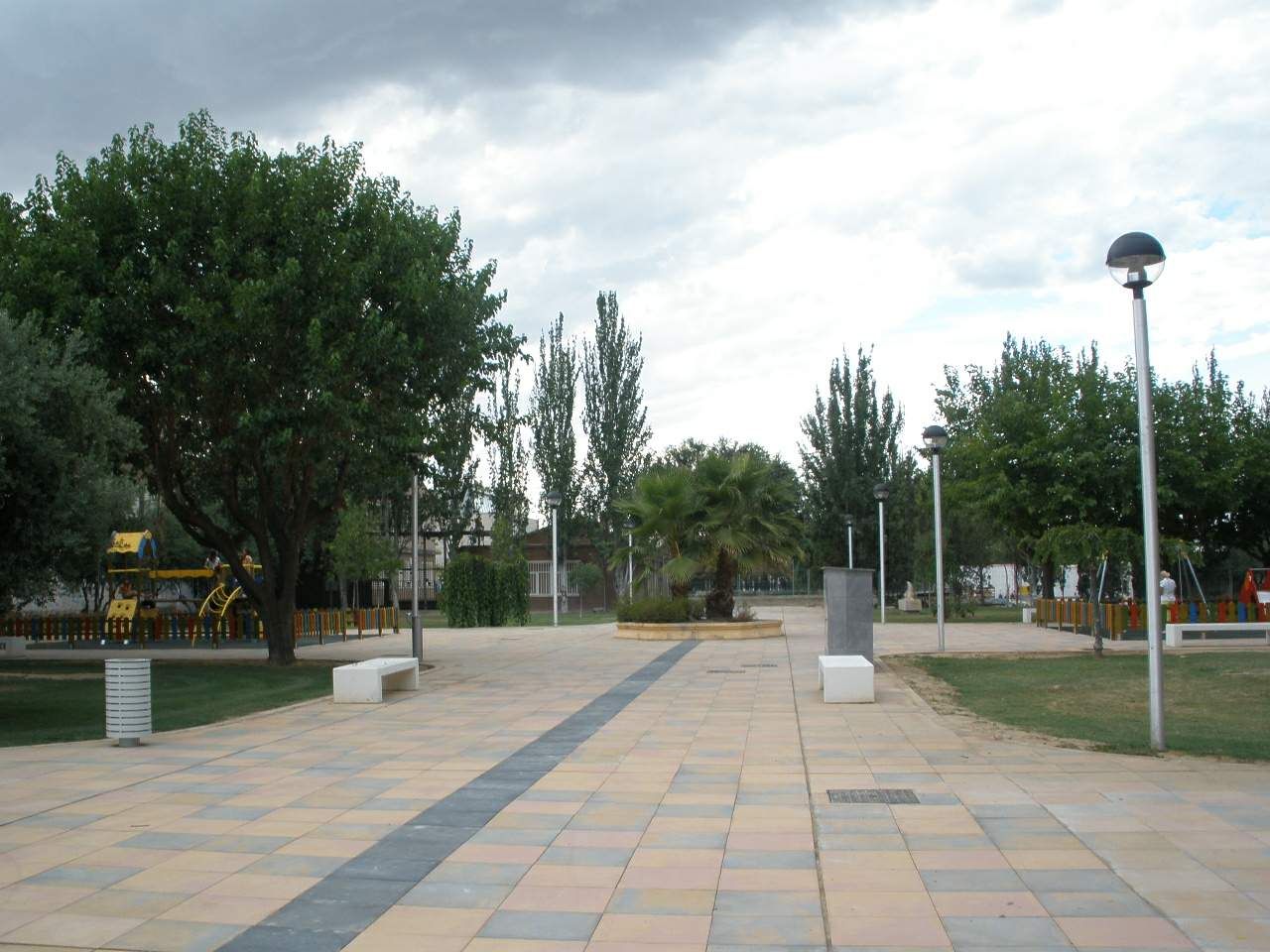 La plaza de Utebo a día de hoy