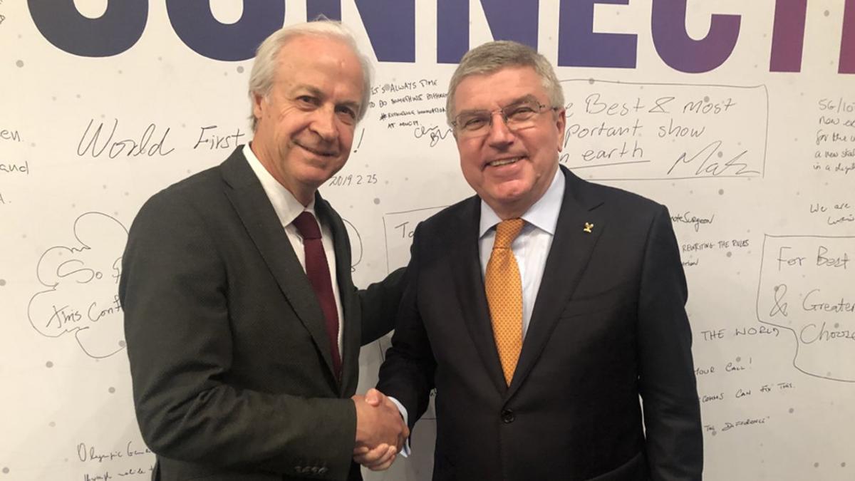 Carles Tusquets se reunió con Thomas Bach