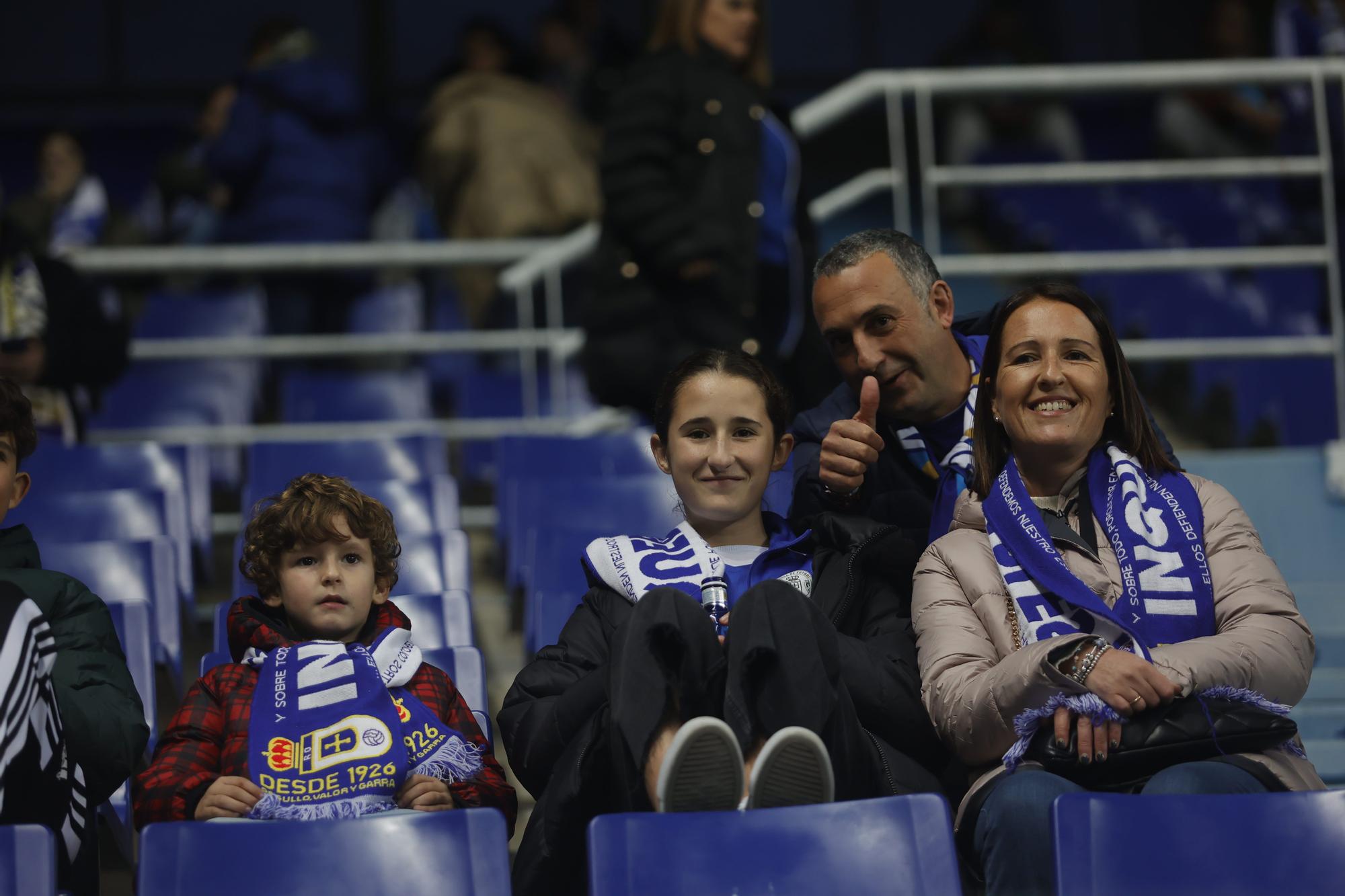 EN IMÁGENES: El Oviedo gana en casa por 1-0 frente al Mirandés