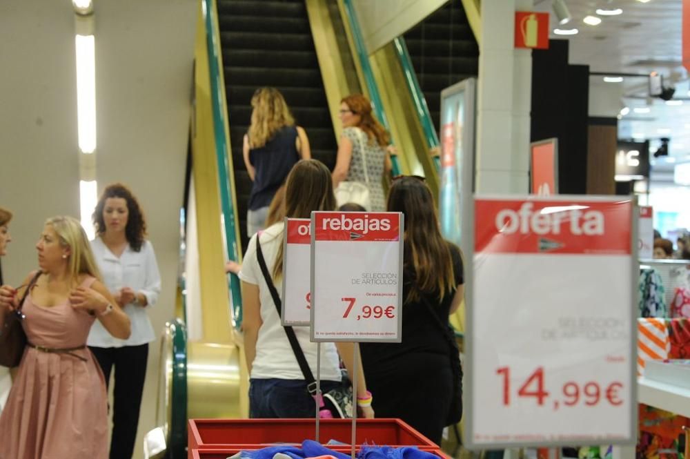 Comienzan las rebajas en Murcia