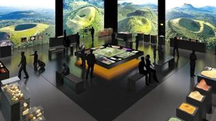 Imatge virtual del futur centre dels volcans d&#039;Olot.