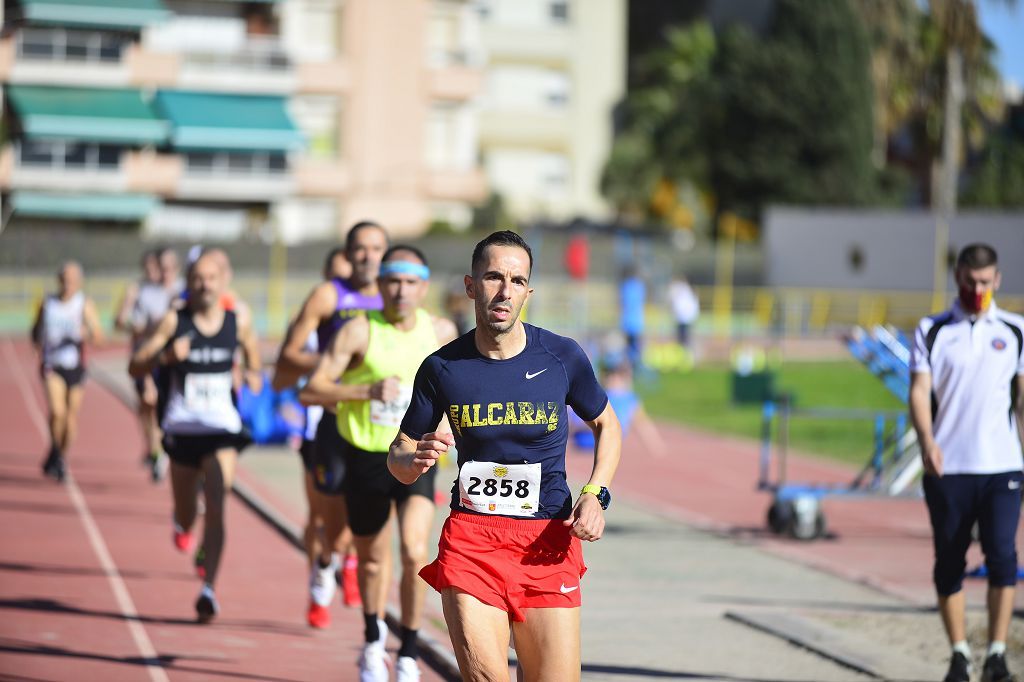 Atletismo nacional Máster sábado en la pista de Atletismo de Cartagena