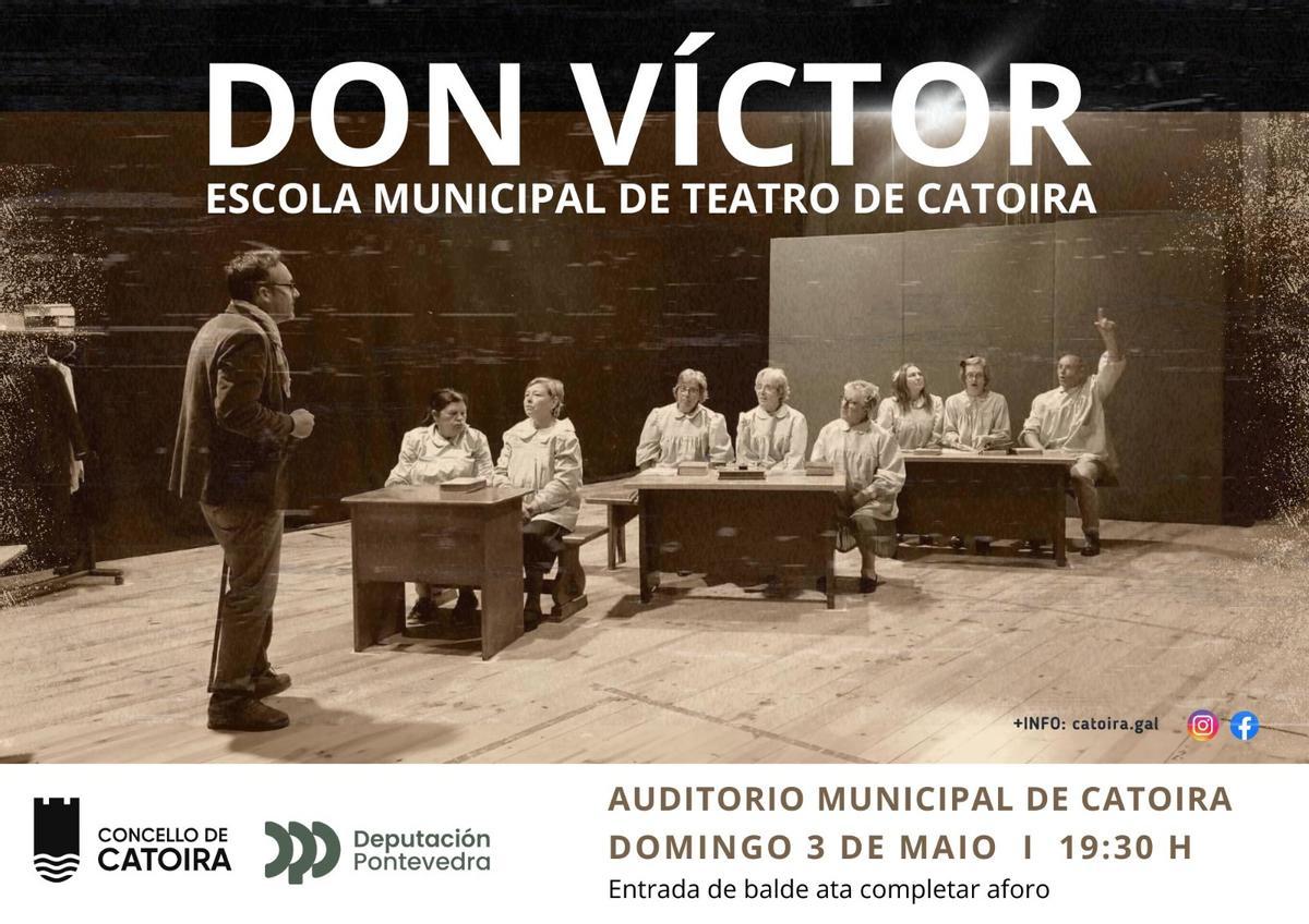 El cartel de la obra.