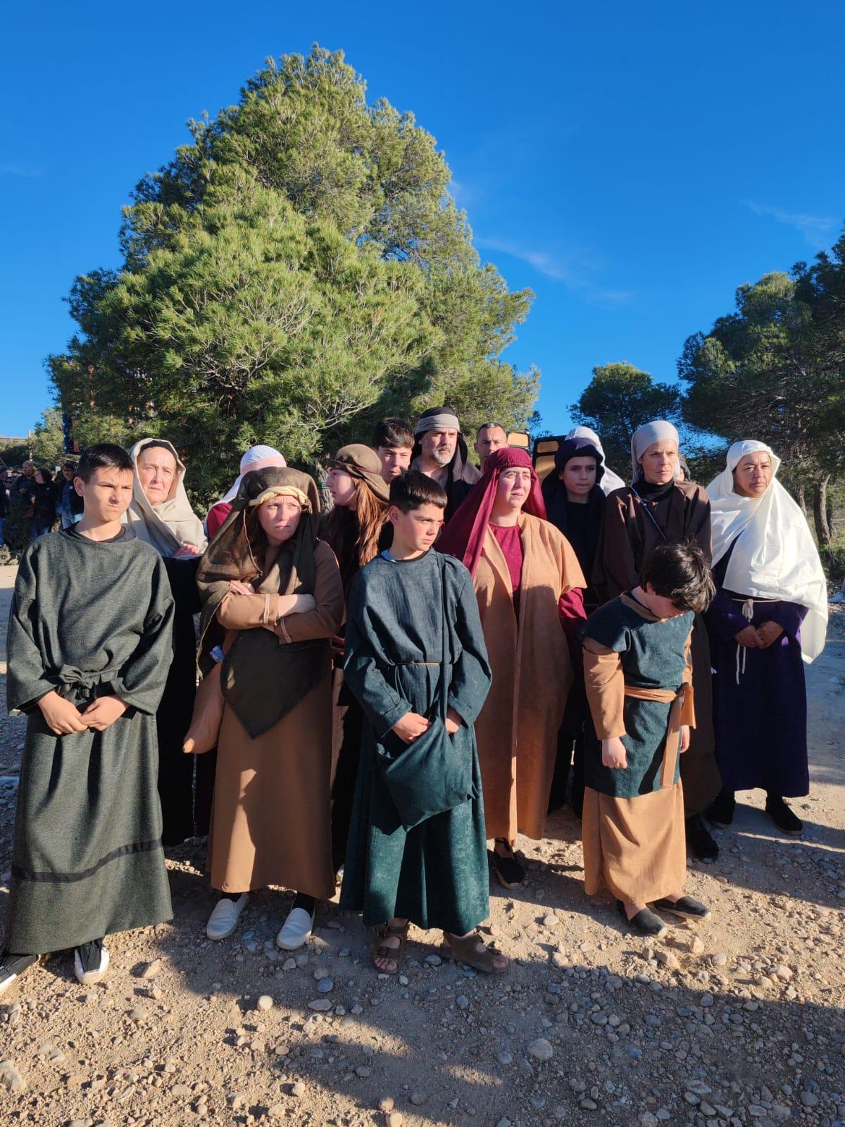 En imágenes | El Drama de la Cruz de Alcorisa conmueve con una puesta en escena más espectacular en el Monte Calvario
