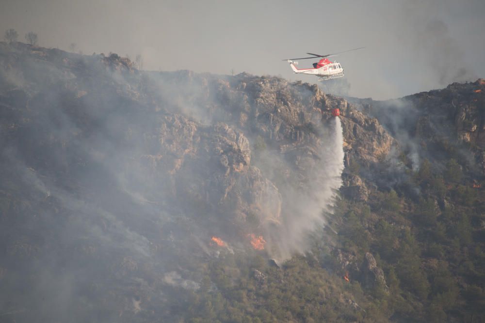 Incendio en la Sierra del Molino