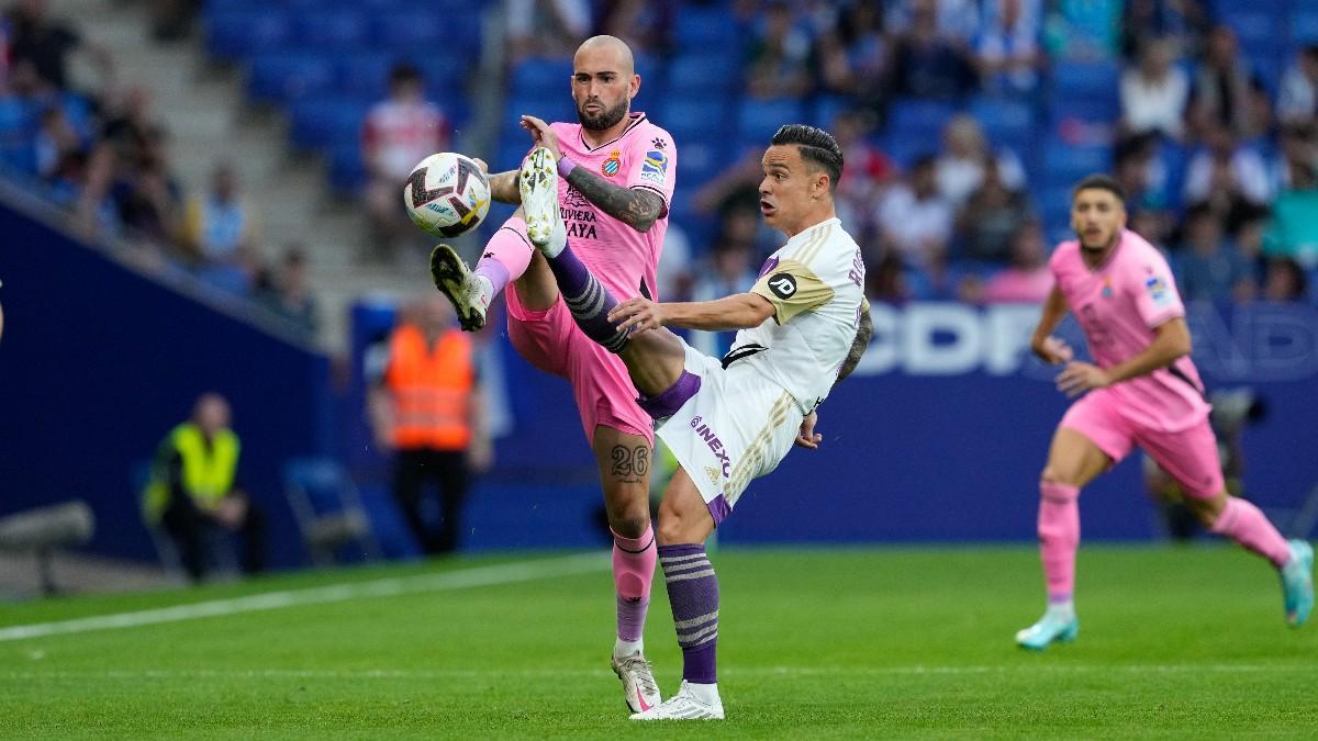 Imagen del choque entre el Espanyol y el Valladolid