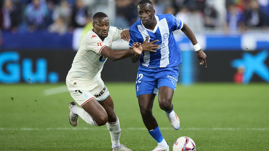 El 1-2 del Valladolid en el Alavés 2 - 3 Valladolid de la jornada 10 de LaLiga EA Sports
