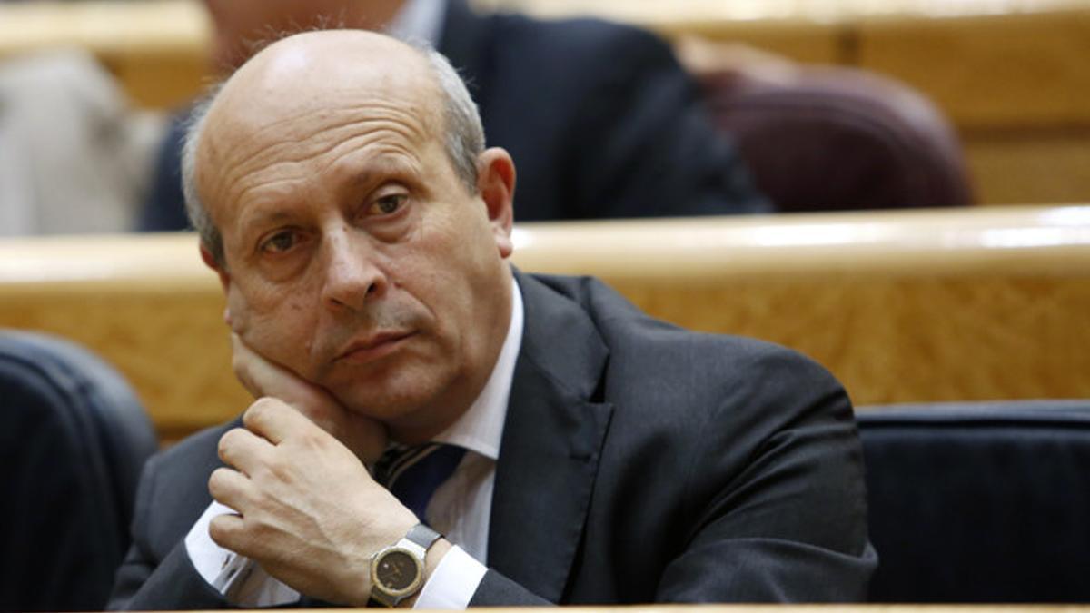 Imagen de archivo del exministro de Educación, José Ignacio Wert, en el Senado.