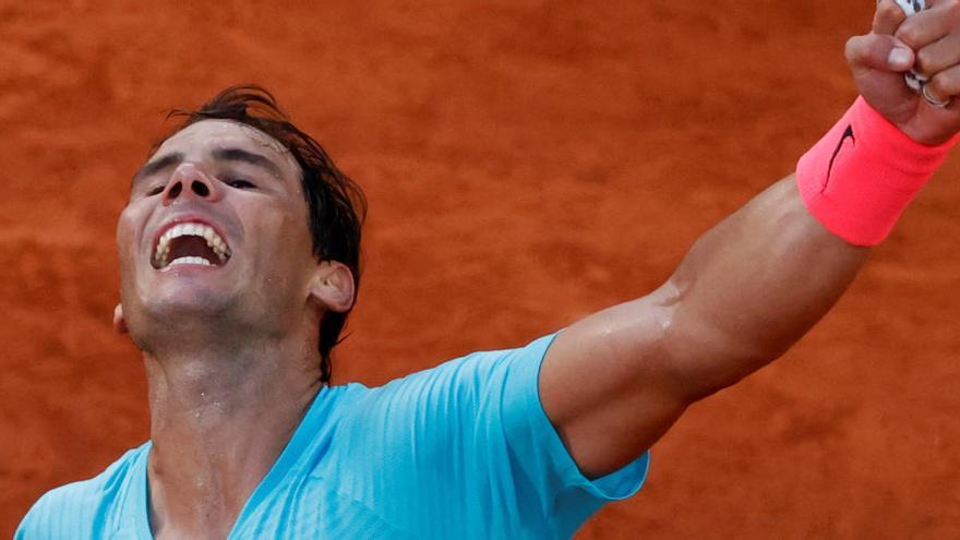Rafa Nadal, tras ganar en Roland Garros