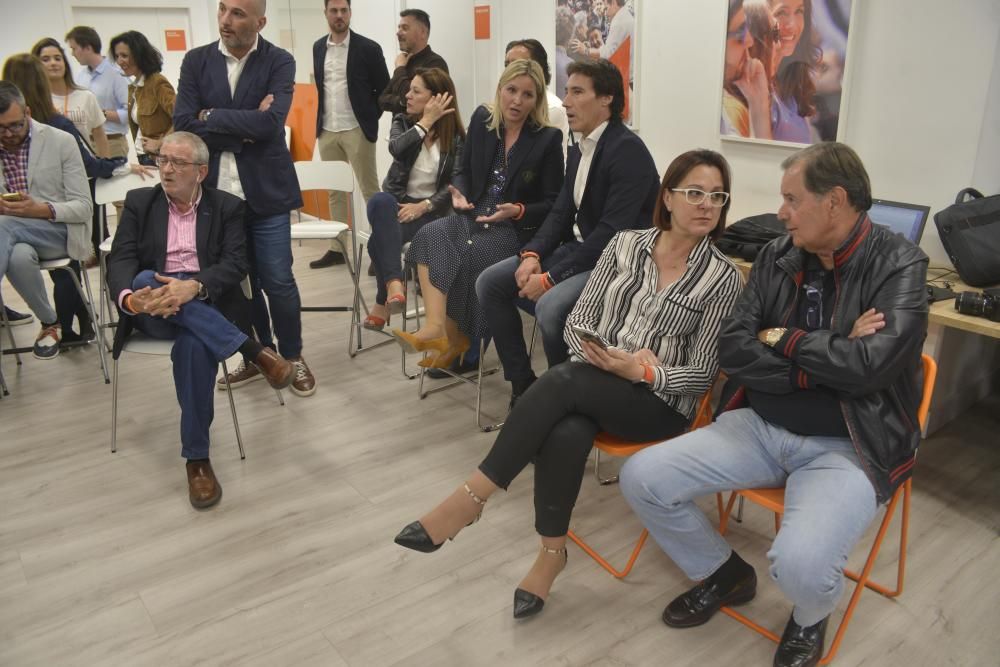 Noche electoral en la sede de Ciudadanos