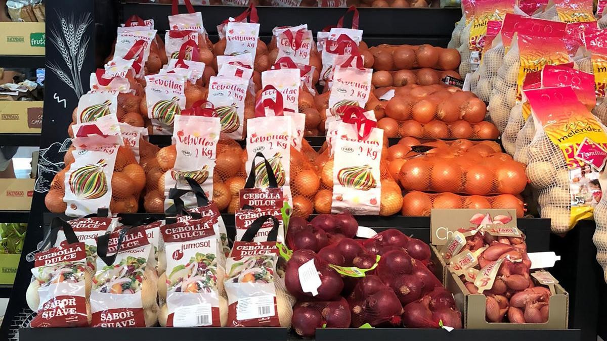 Mercadona comprará cebollas de la Región en la campaña de 2020 para sus tiendas