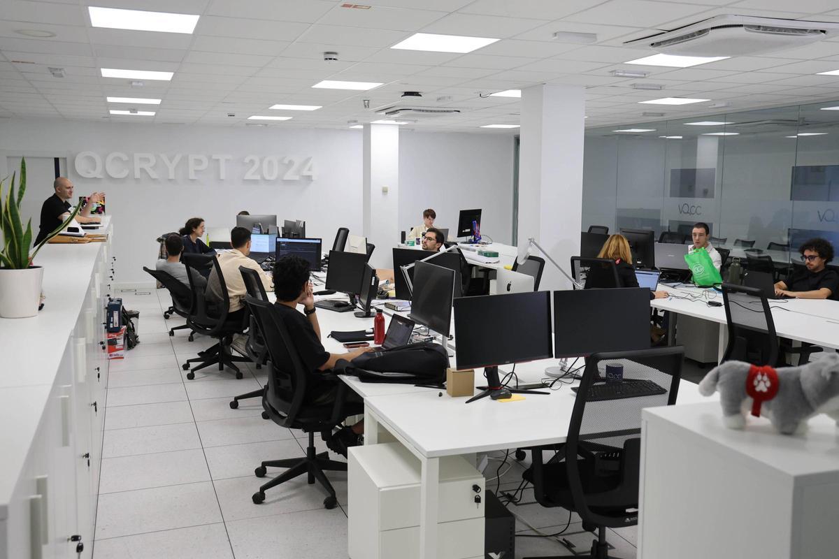 Instalacines del Vigo Quantum Communications Centre, en el campus.