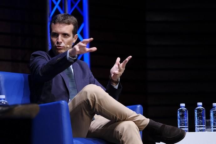 Pablo Casado en foro de "Canarias en Hora"