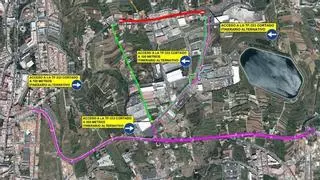 Cortes de tráfico en Los Realejos para mejorar la carretera de Las Montañetas afectada por la borrasca Therese