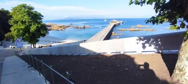 Las obras de la Axencia Galega de Turismo en la isla de Ons