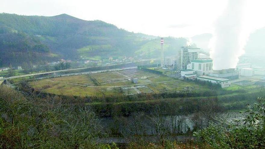 La central térmica que ya está operativa en la localidad mierense de La Pereda.