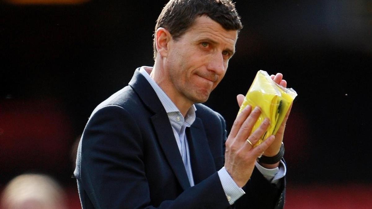 Javi Gracia, en una imagen de archivo en su etapa en Inglaterra