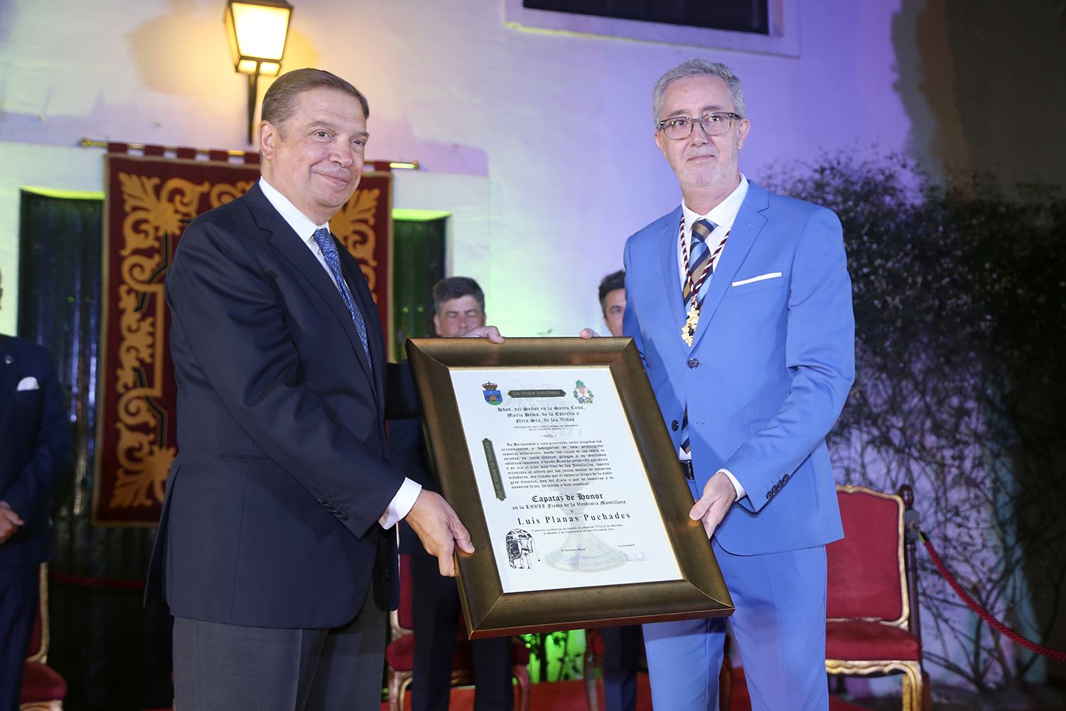 Luis Planas capataz de honor en las fiestas de la vendimia de Montilla