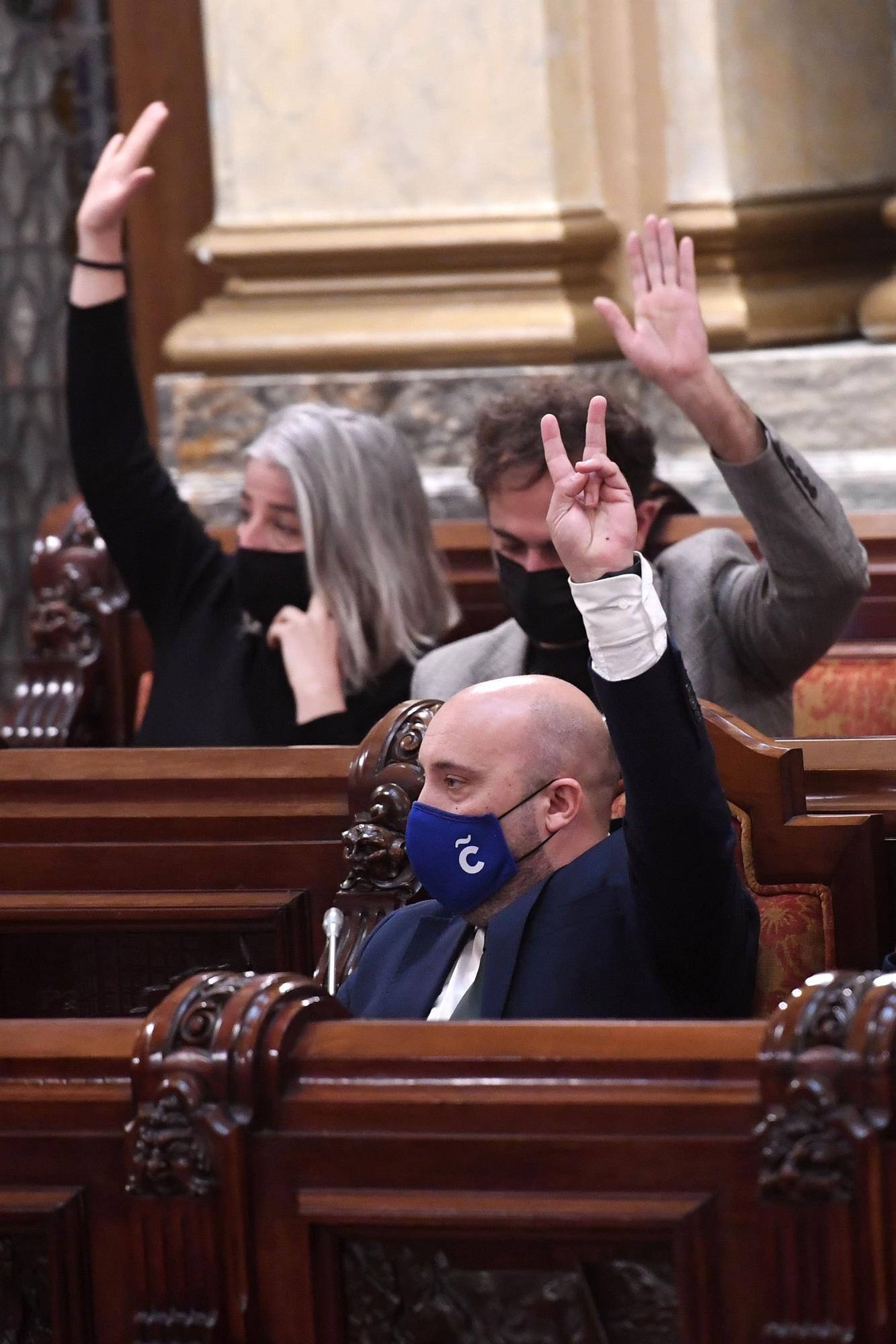 El pleno da vía libre al presupuesto municipal de A Coruña