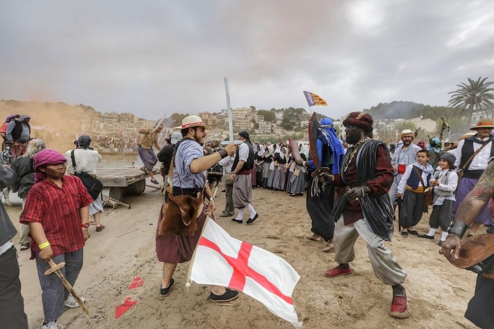 Desembarco de los piratas en el Port de Sóller