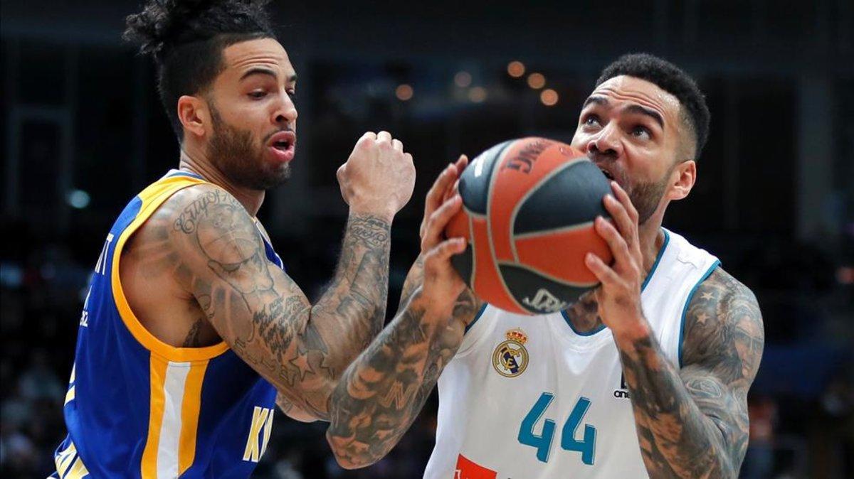 Jeff Taylor, en un partido ante el Khimki en la Euroliga