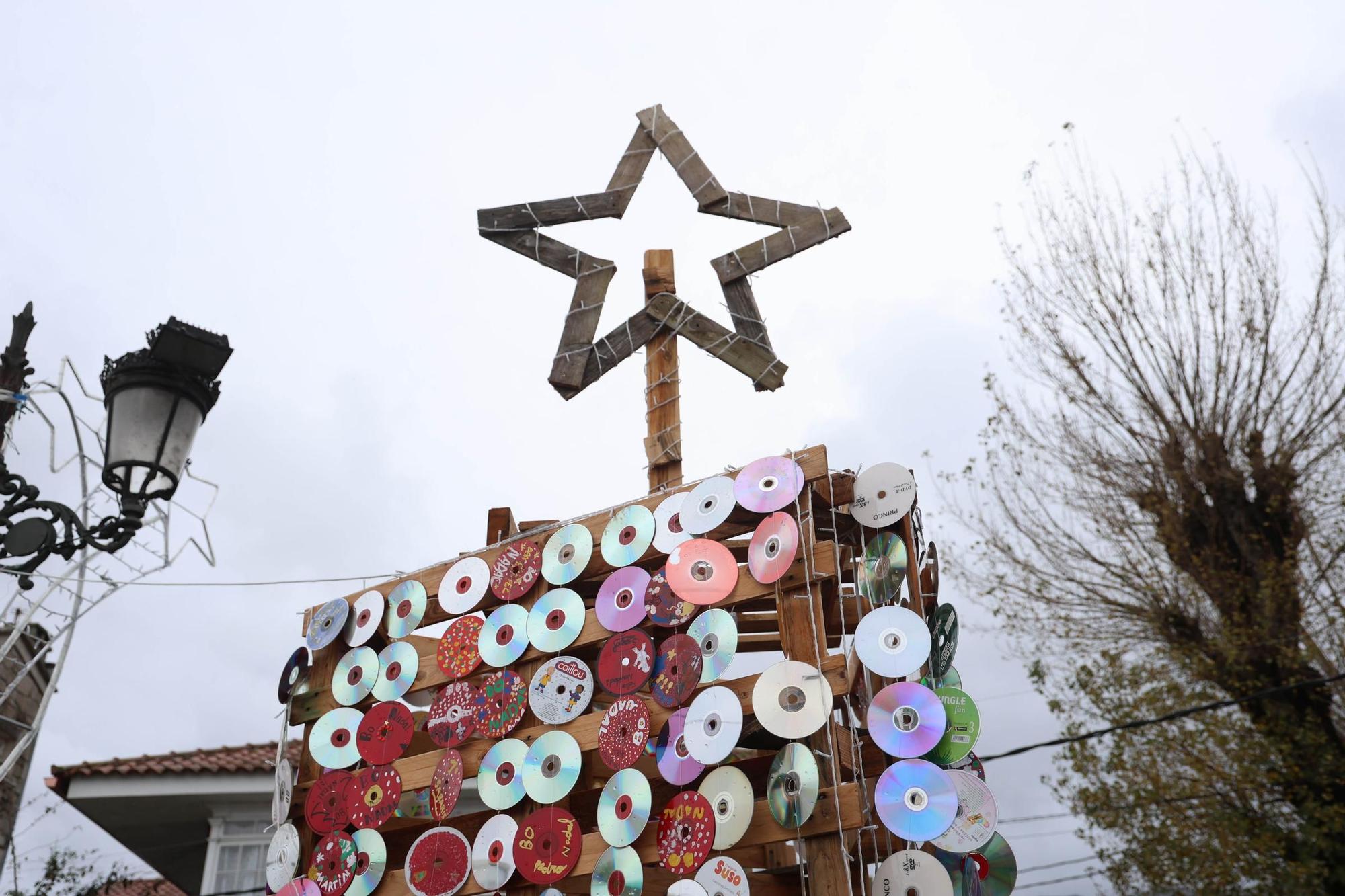 Baiona se recicla en Navidad