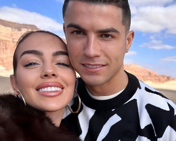 Georgina Rodríguez y Cristiano Ronaldo de viaje