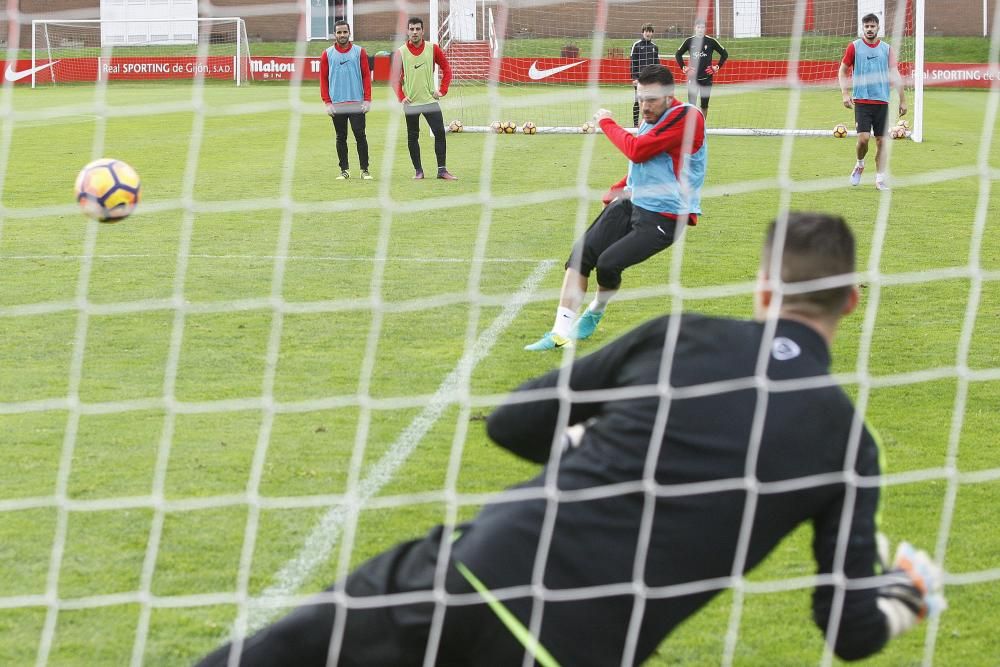 Entrenamiento del Sporting