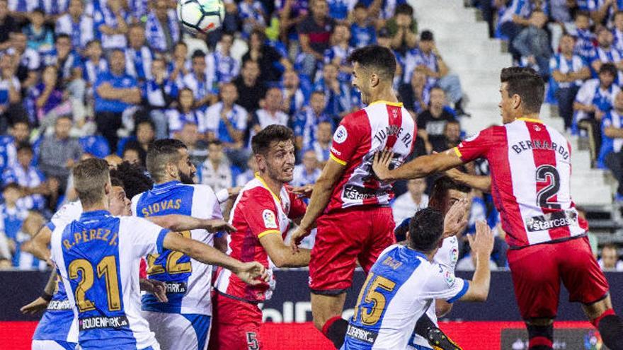 La falta de puntería deja en tablas el duelo entre Leganés y Girona