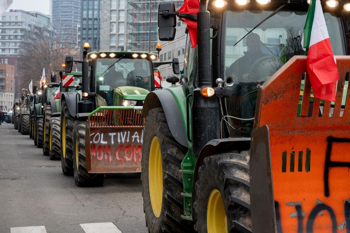 Protestas en Italia por el acuerdo comercial de la UE con Mercosur