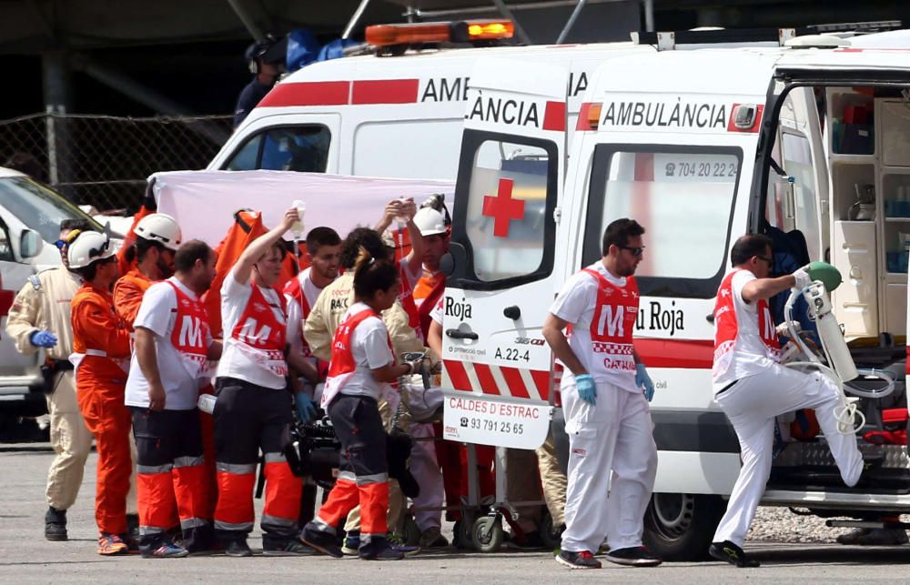 Accidente de Luis Salom en Moto2