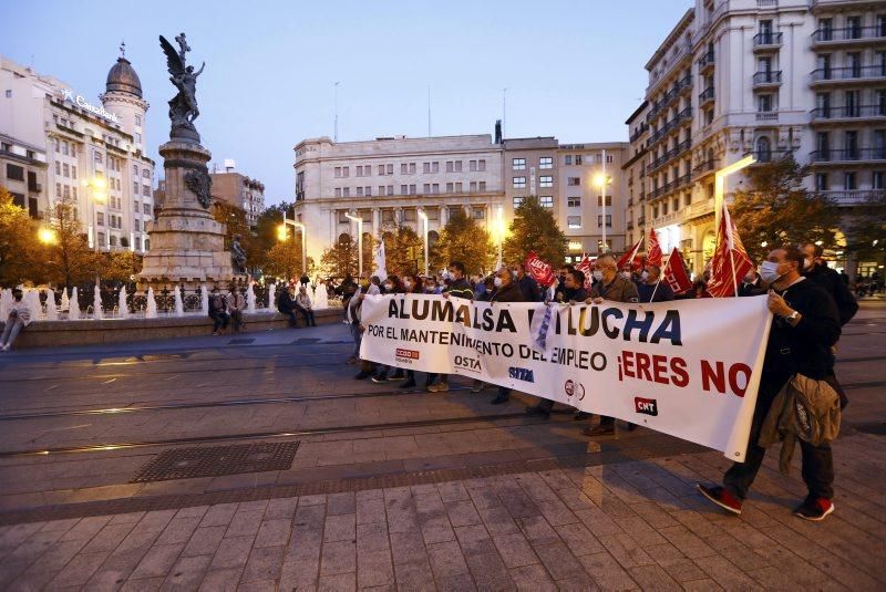 Manifestación de Alumalsa