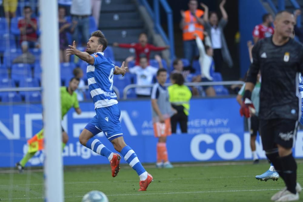 El Dépor le gana al Oviedo sobre la hora