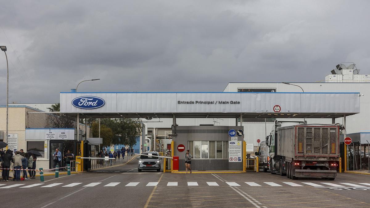 Imagen de archivo de la factoria Ford en Almussafes.