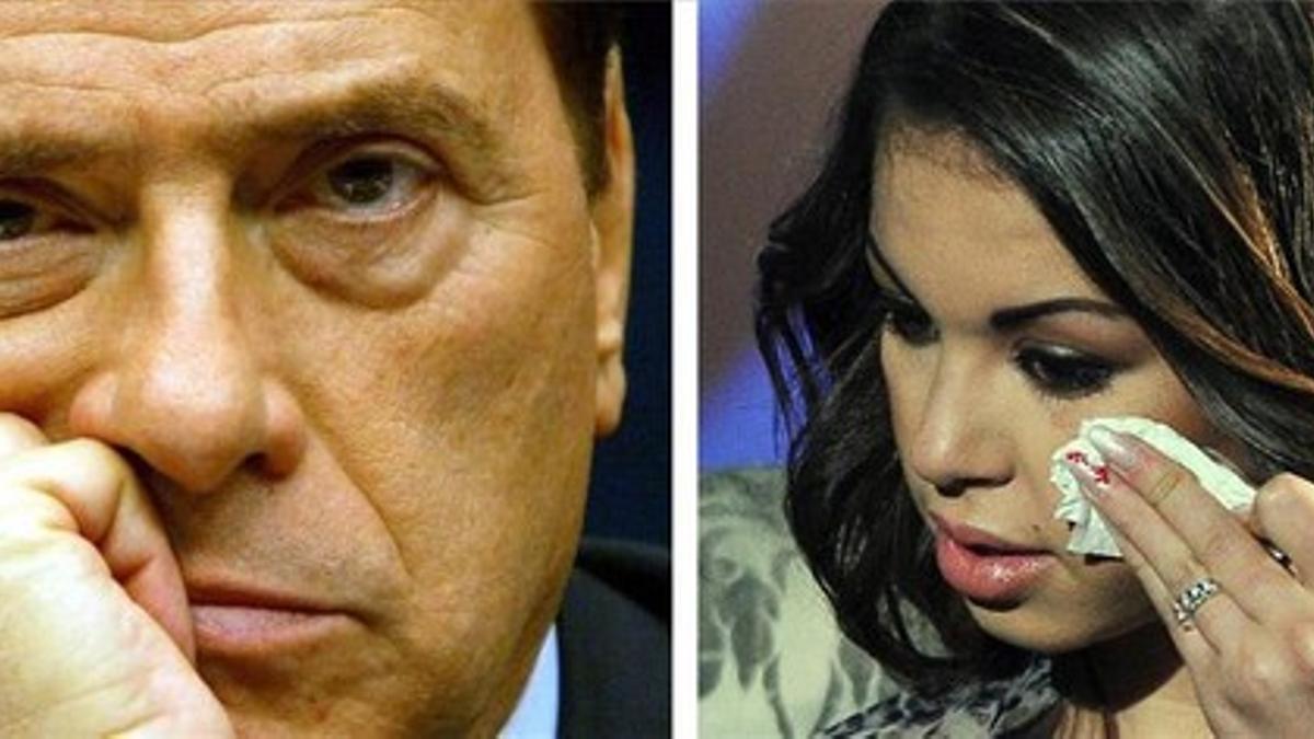 Silvio Berlusconi y la joven marroquí Karima El Marough, alias 'Ruby'