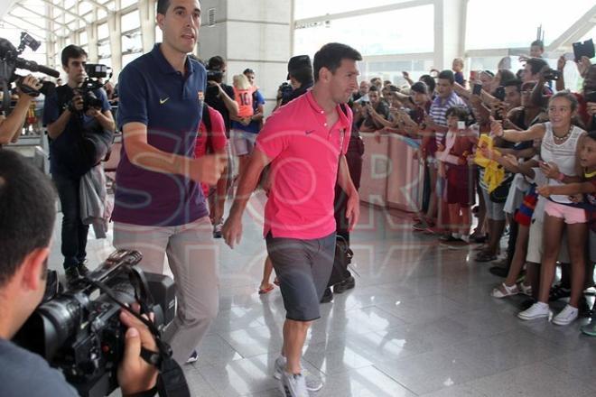 El viaje del Barça a Castellón, en imágenes