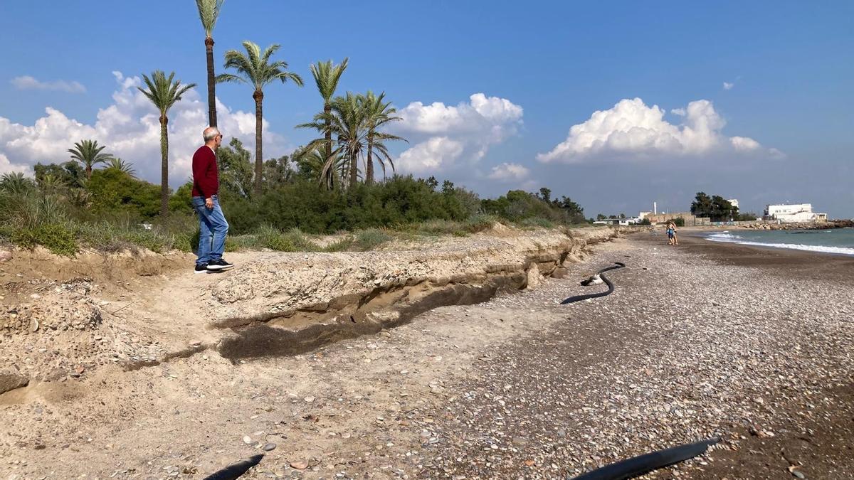 Playa del norte de Sagunt.