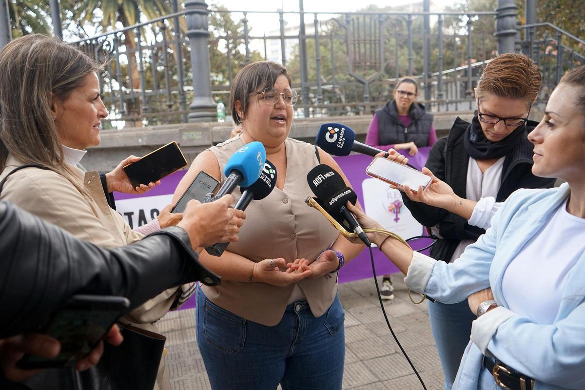 Nereida Vizuete, portavoz de la Red Feminista de Gran Canaria.