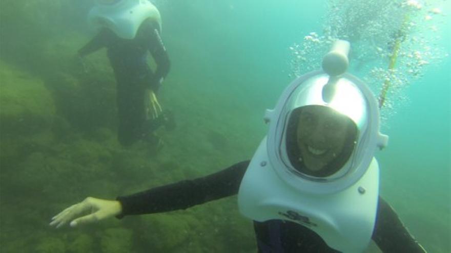 Sea Trek en la playa de Anfi