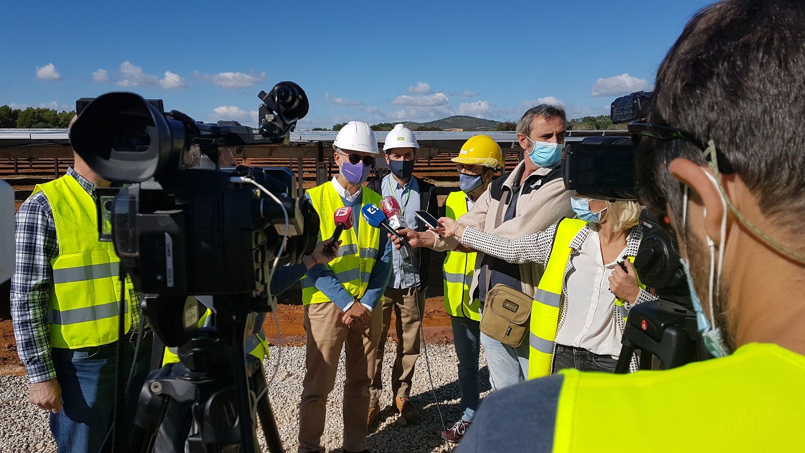 Visita al mayor parque fotovoltaico de España