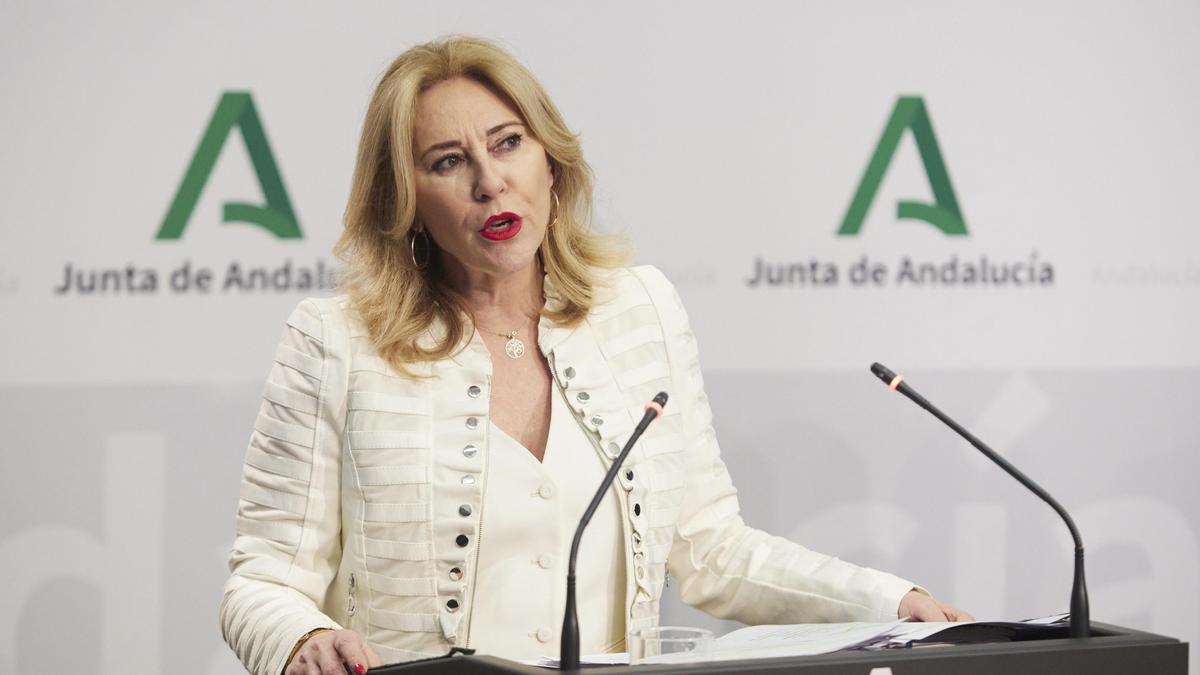 Carolina España, consejera de Economía de la Junta.