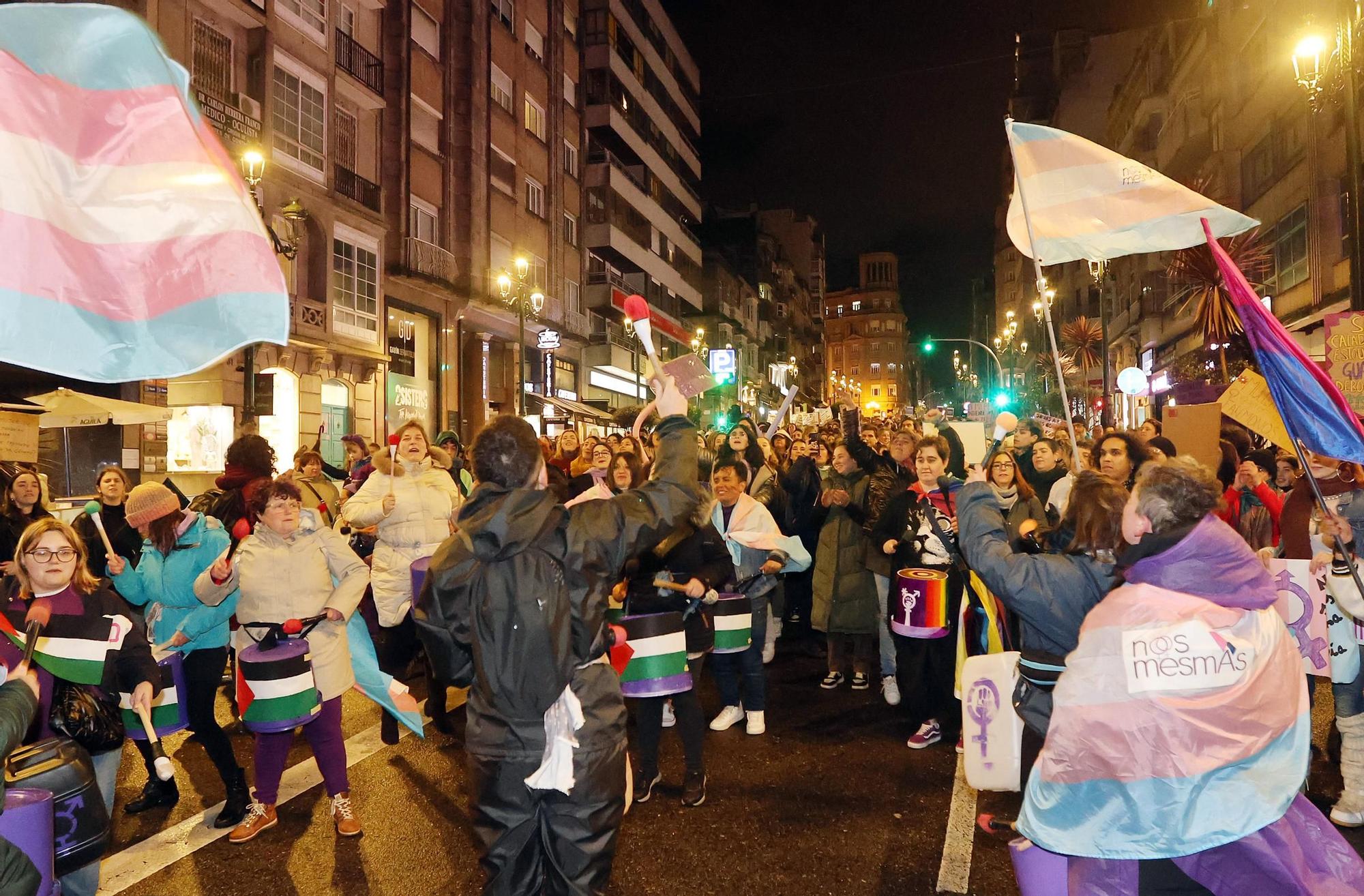 Las imágenes del 8M en Vigo